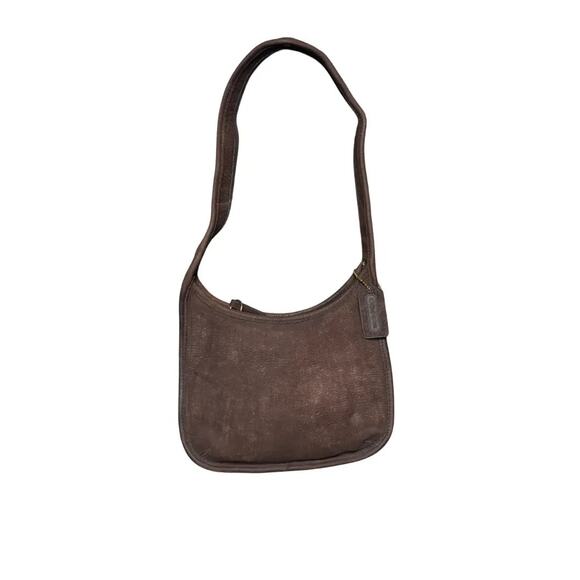 Vintage Coach 4396 MINI Ergo Nubuck Leather Purse Nubuck Chocolate - Picture 1 of 7